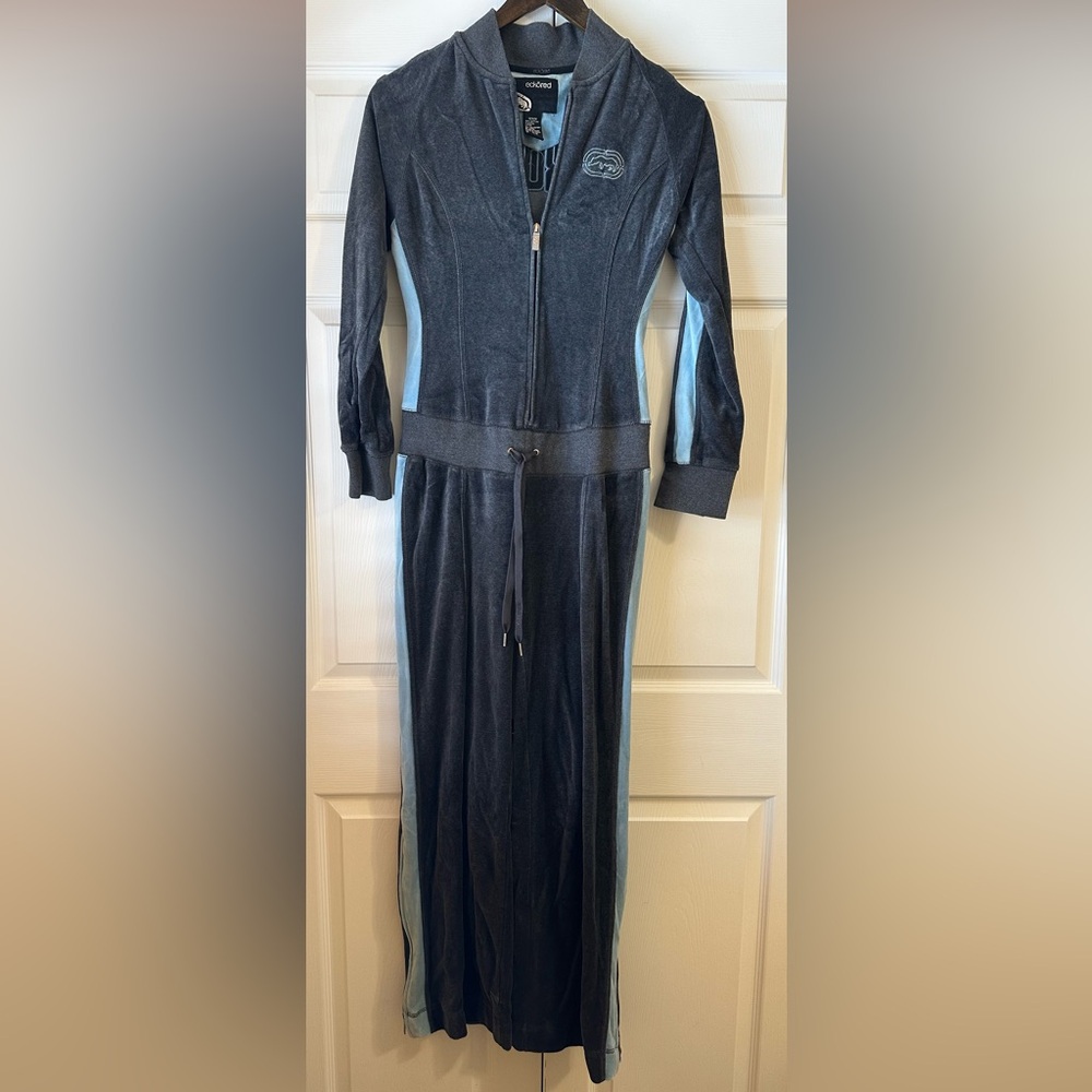 Vintage ECKORED Velour Track Suit